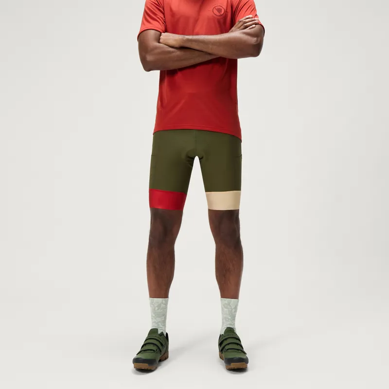 Endura Loop Waist Mens Cycling Short - Green-3