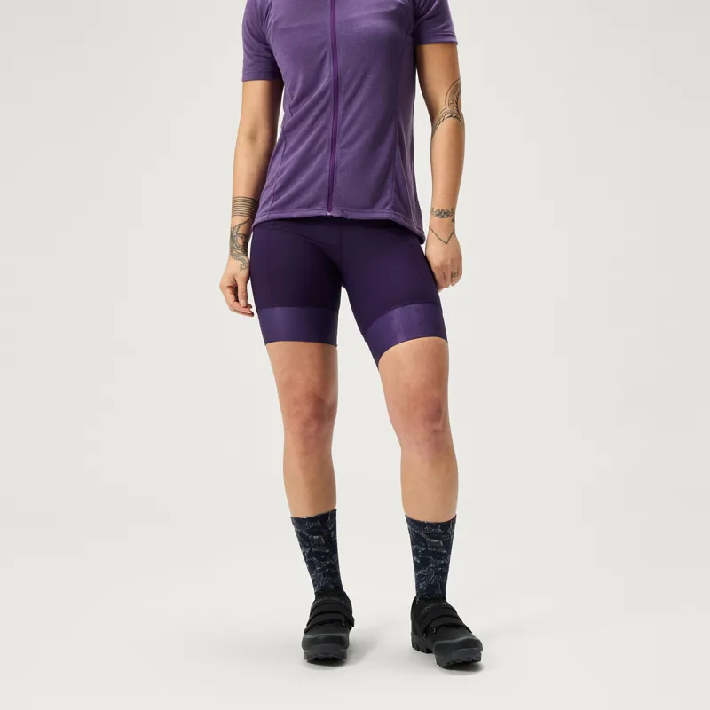 Endura Loop Waist Womens Cycling Shorts - Bramble - Size Large-4