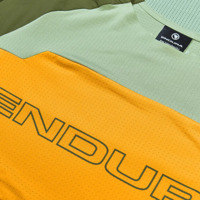 Endura MT500 Burner Lite Mens Long Sleeve Jersey - Tangerine - Size XXL-4