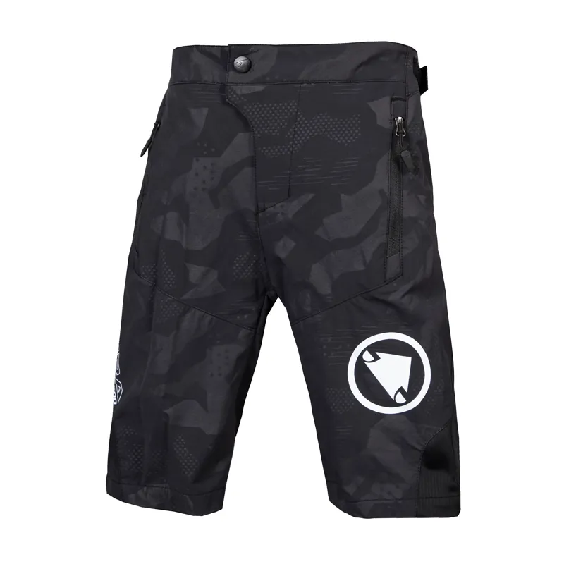 Endura MT500JR Kids Burner Mountain Bike Short - Black Camo