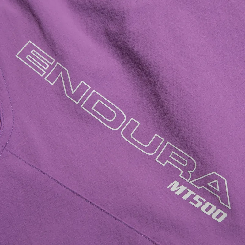 Endura MT500JR Kids Burner Mountain Bike Short - Purple-3
