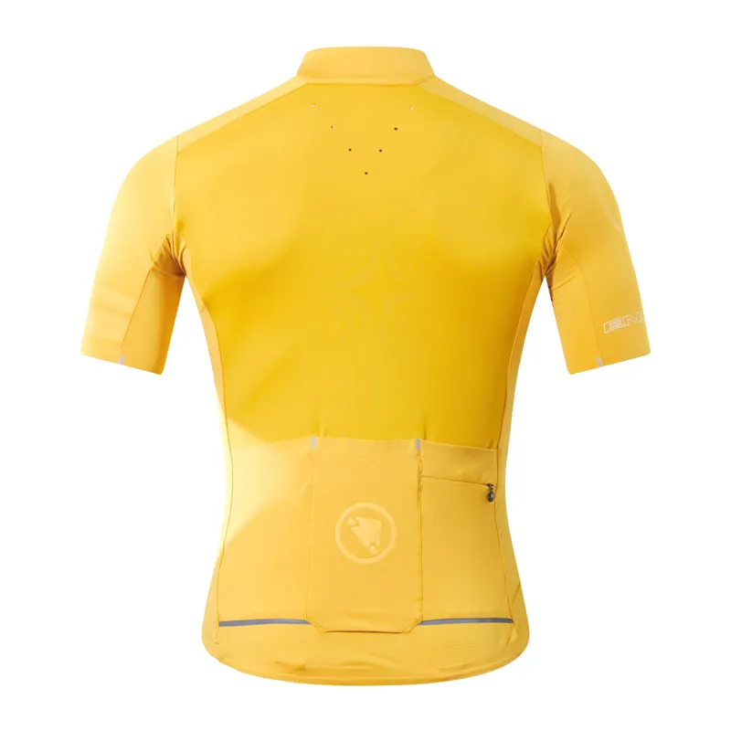 Endura Pro SL Mens Short Sleeve Cycling Jersey - Yellow-1