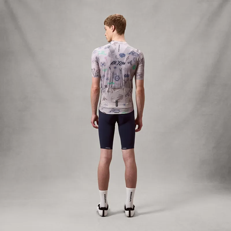 Endura Pro SL Mens Short Sleeve Print Jersey - Titanium-2