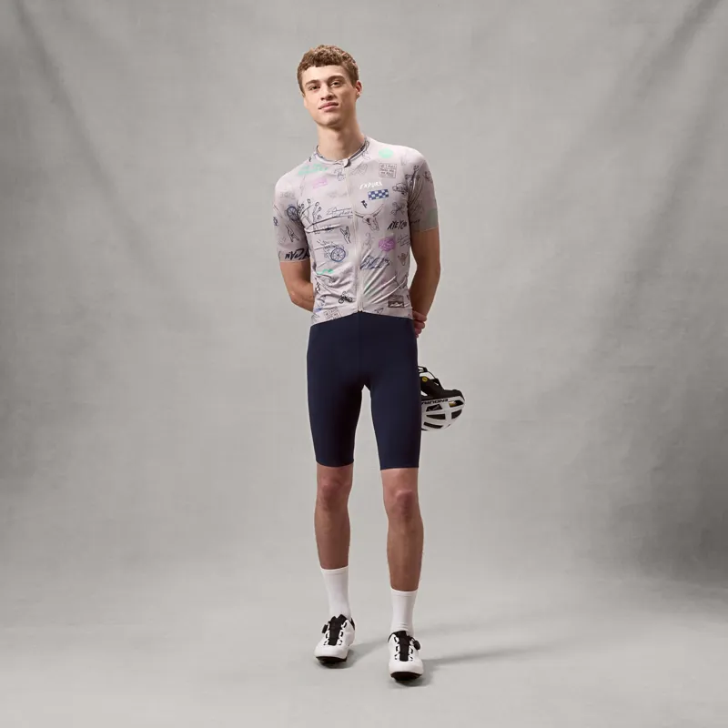 Endura Pro SL Mens Short Sleeve Print Jersey - Titanium
