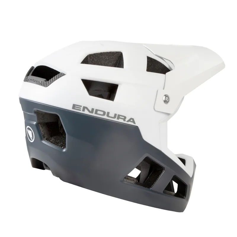 Endura SingleTrack Full Face MTB Helmet with MIPS - White-1