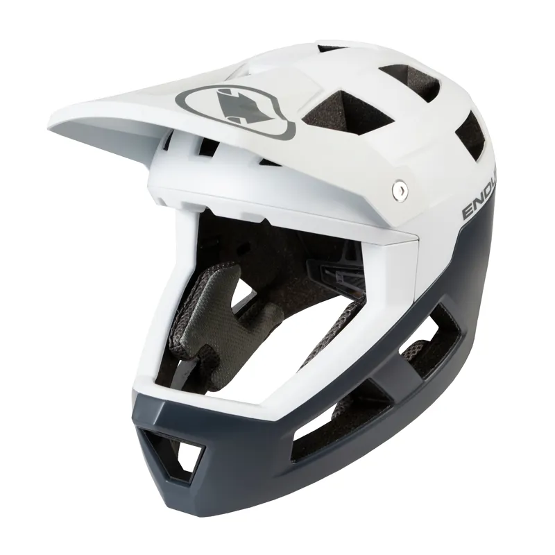 Endura SingleTrack Full Face MTB Helmet with MIPS - White