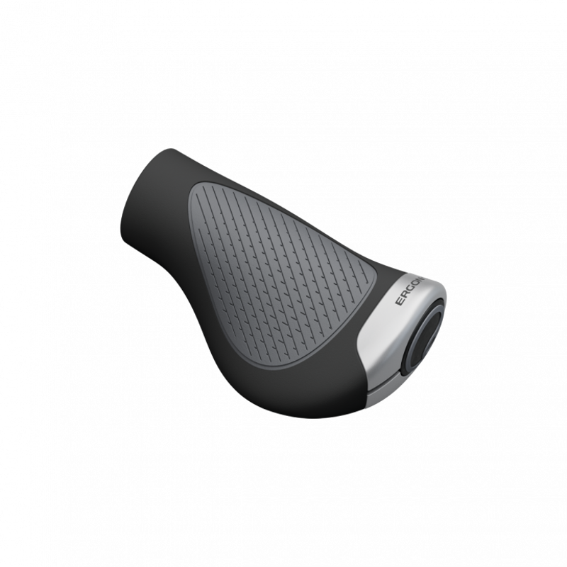 Ergon GP1 Evo Single Twistshift Handlebar Grips - Black/Grey