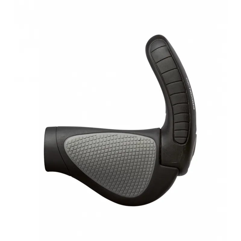 Ergon GP3 Leisure Bike Handlebar Grip Gripshift - Black/Grey
