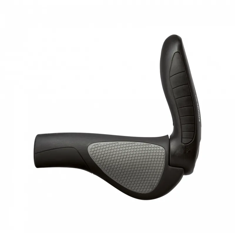 Ergon GP4 Leisure Bike Small Handlebar Grips - Black/Grey