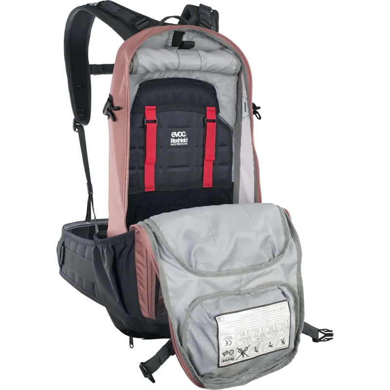 Evoc FR Enduro Protector Backpack - Dusty Pink/Carbon Grey-6