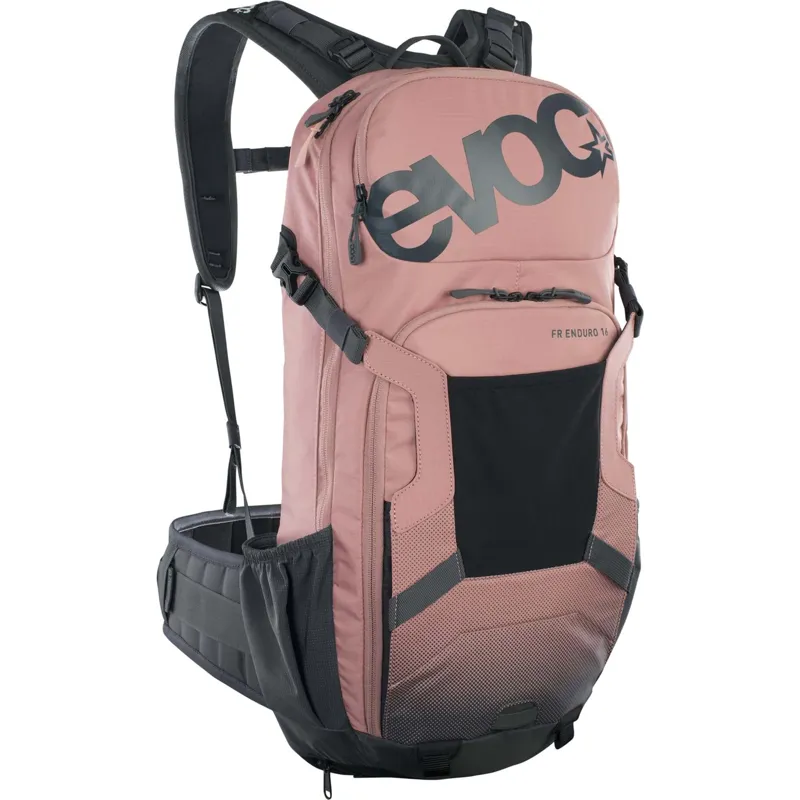 Evoc FR Enduro Protector Backpack - Dusty Pink/Carbon Grey