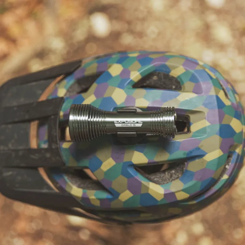 Exposure Diablo MK15 Front Bike Light with Helmet and HB Mount - Gun Metal-6