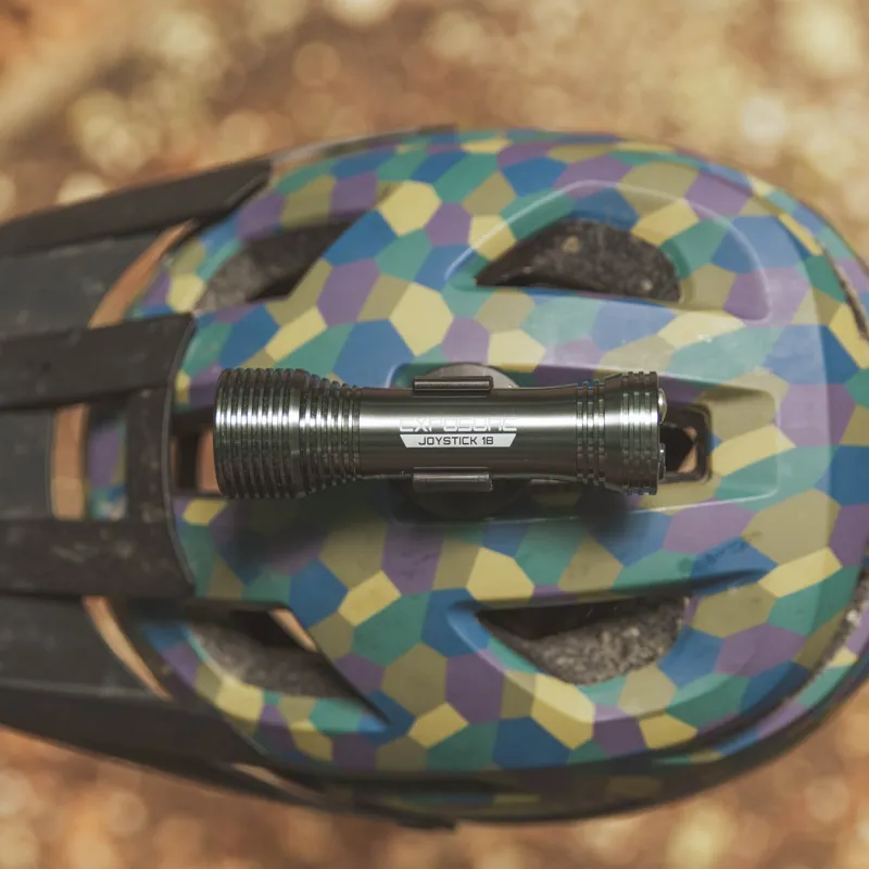 Exposure Joystick MK18 Front Bike Light with Helmet and HB Mount-6