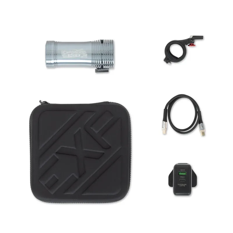 Exposure Race MK19 Front Bike Light - Gun Metal Black-1