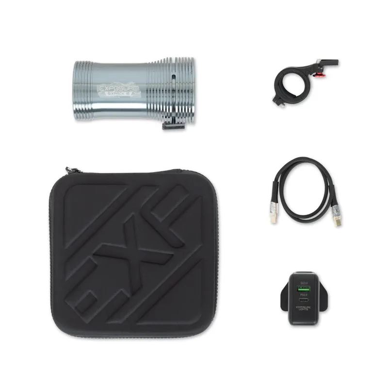 Exposure Six Pack MK15 Front Bike Light - Gun Metal Black-1