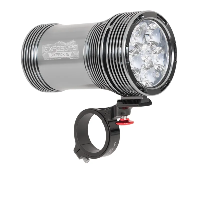 Exposure Six Pack MK15 Front Bike Light - Gun Metal Black