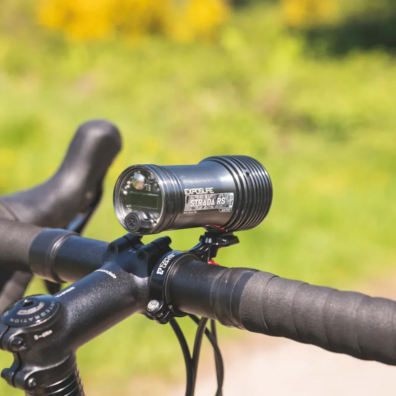 Exposure Strada Mk12 RS Aktiv Front Bike Light - Gun Metal Black-2