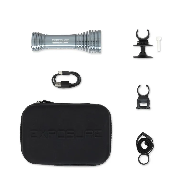 Exposure Zenith MK4 Front Bike Light with Helmet and HB Mounts-1