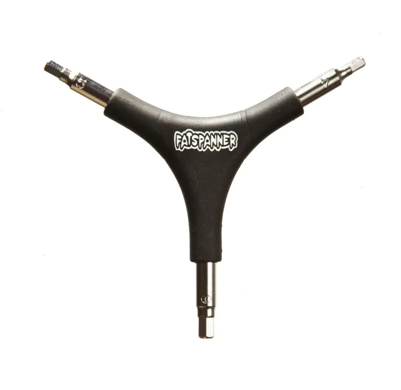 Fat Spanner Y Key 4/5/6mm Multi Tool - Black