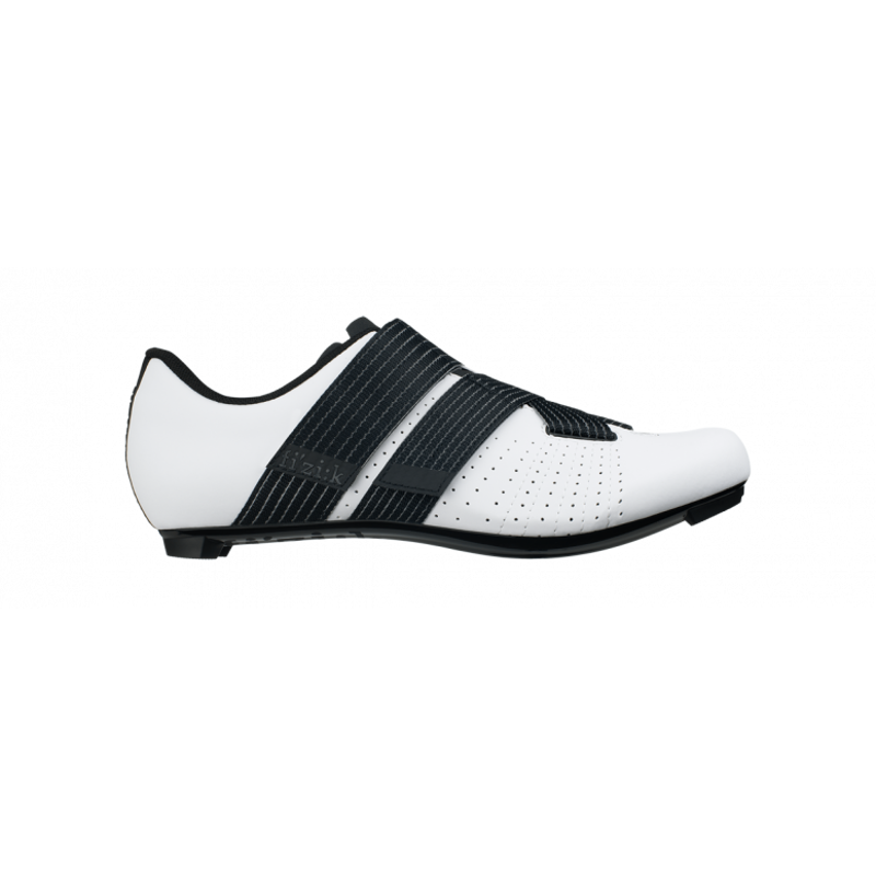 Fizik Tempo Powerstrap R5 Road Cycling Shoes - White/Black - Size 43.5