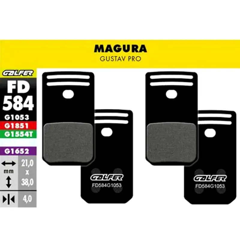 Galfer Performance Bike Disc Brake Pad - Magura Gustav Pro
