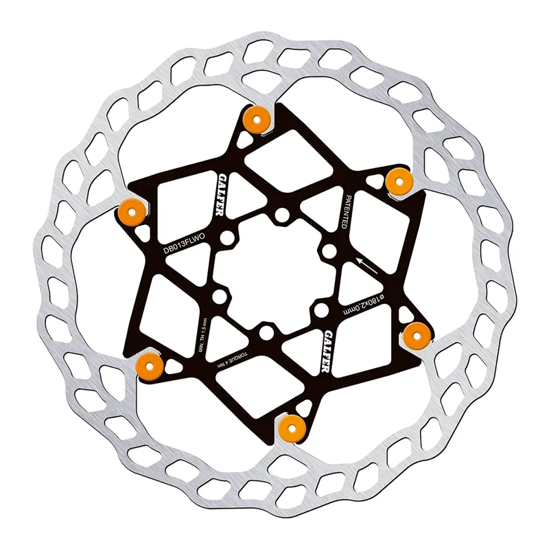 Galfer Wave Floating Disc Brake Rotor 6-Bolt - Orange