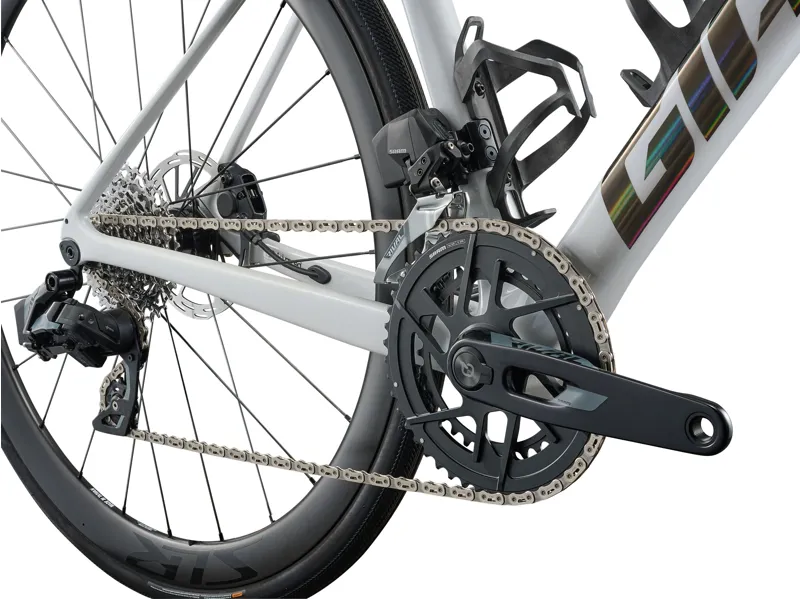 2026 Giant Defy Advanced Pro 1 Mens Road Bike - White/Iris-1