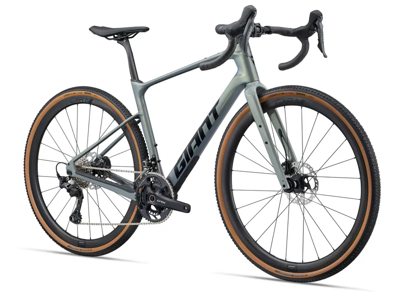 2025 Giant Revolt Advanced 0 Mens Gravel Bike - Gloss Aurora Noise-1