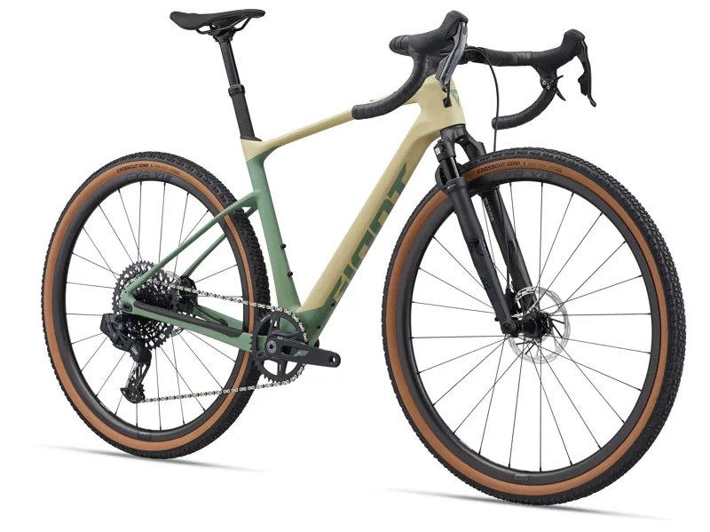 2026 Giant Revolt X Advanced Pro 1 Mens Gravel Bike - Pale Olive-1