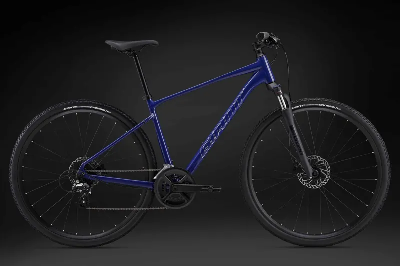 2025 Giant Roam Disc 3 Mens Hybrid Bike - Gloss Blue - Size Small-1
