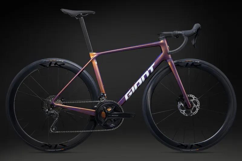 2025 Giant TCR Advanced Pro 2 Road Bike - Gloss Meteor Storm/White-4