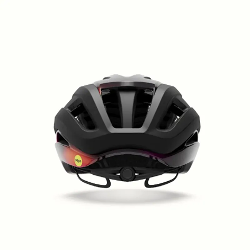 Giro Aries Spherical Road Cycling Helmet - Black/Frequency Orange-3