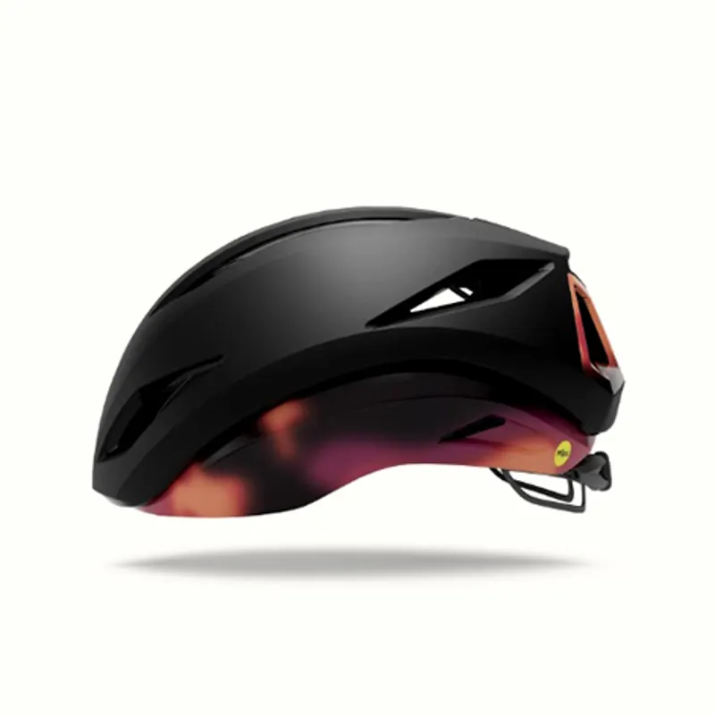 Giro Eclipse Pro Spherical Road Cycling Helmet - Black/Frequency Orange-1