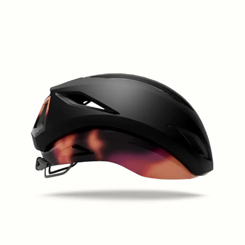 Giro Eclipse Pro Spherical Road Cycling Helmet - Black/Frequency Orange-2
