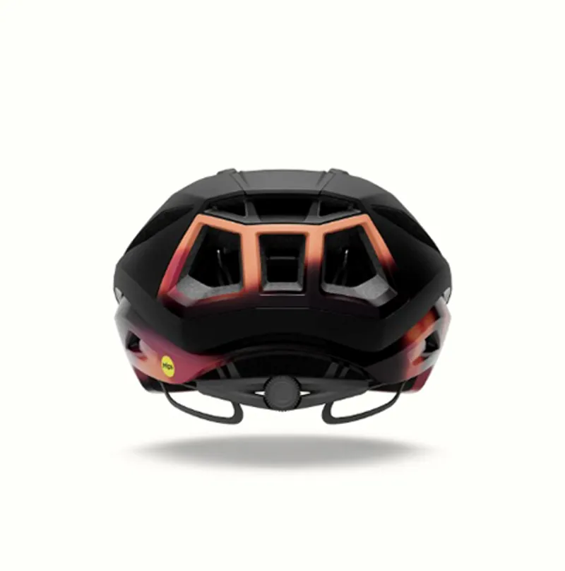 Giro Eclipse Pro Spherical Road Cycling Helmet - Black/Frequency Orange-3
