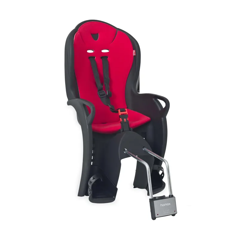 Hamax Kiss Childrens Bike Seat - Black/Red