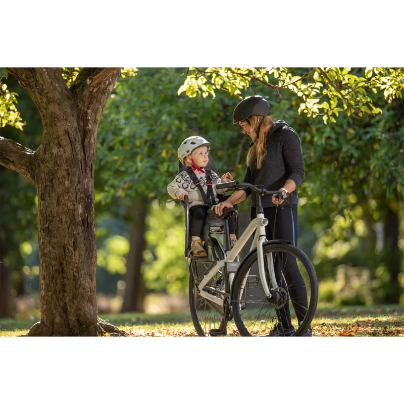 Hamax Zenith Relax Child Bike Seat - Grey/Black-1