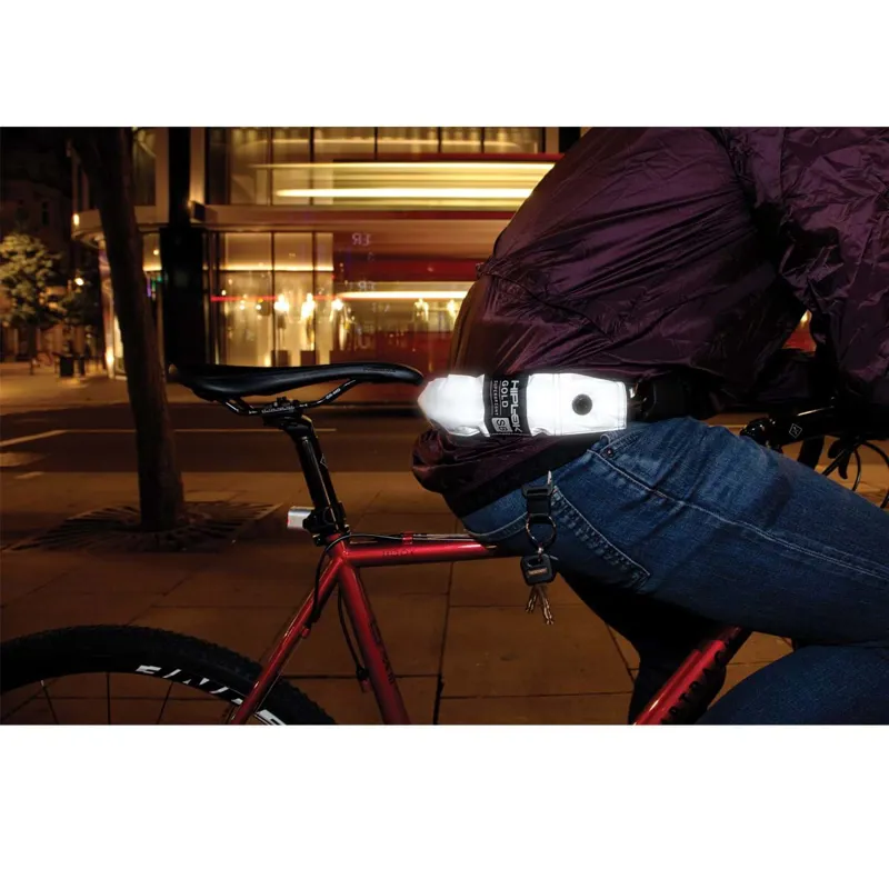 Hiplok Gold Wearable 10mm x 85cm Chain Lock - Waist 24-44 inches High Visibility Super Bright-1