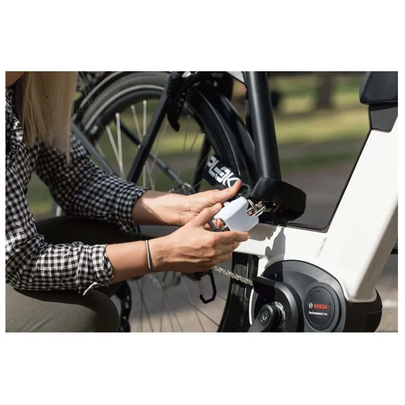 Hiplok Lite Wearable 6mm x 75cm Chain Lock - Waist 24-44 inches - Black/Pink-2