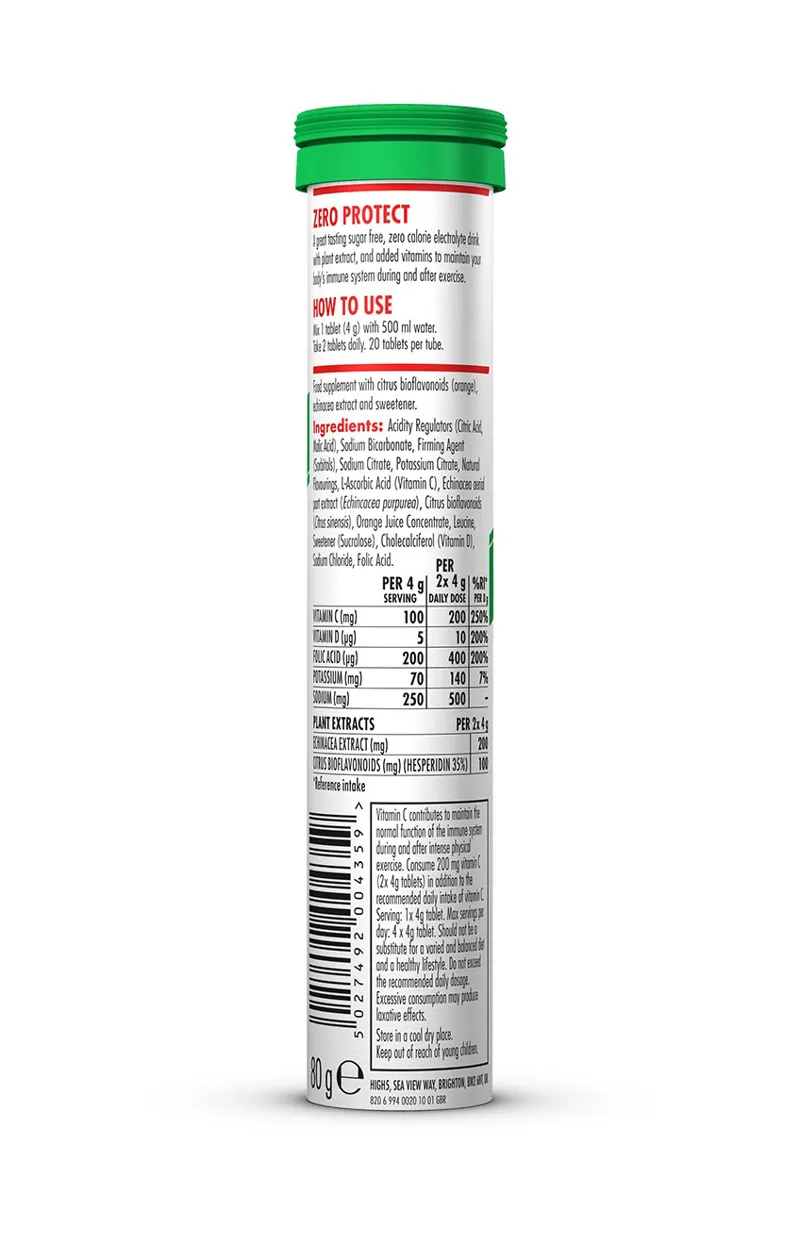 High5 Zero Protect Tabs - Orange and Echinacea - One Tube-1