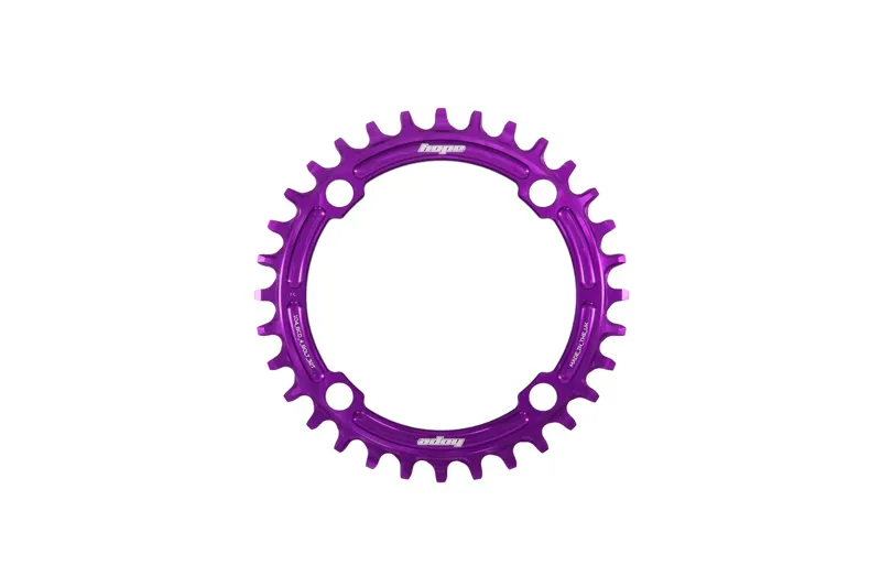 Hope R22 104 BCD 34T MTB Chainring - Purple