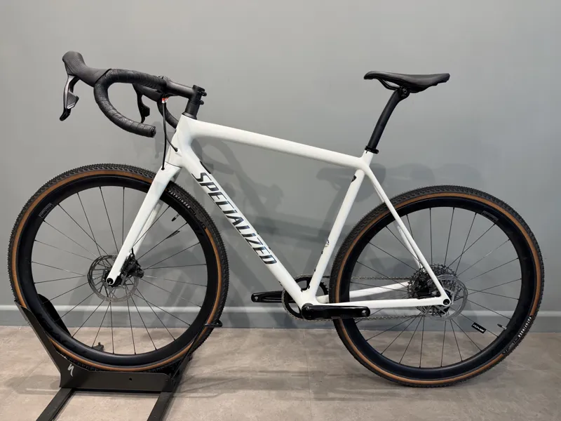 Ex-Demo: 2025 Specialized Crux Expert Gravel Bike - White - 56cm-5