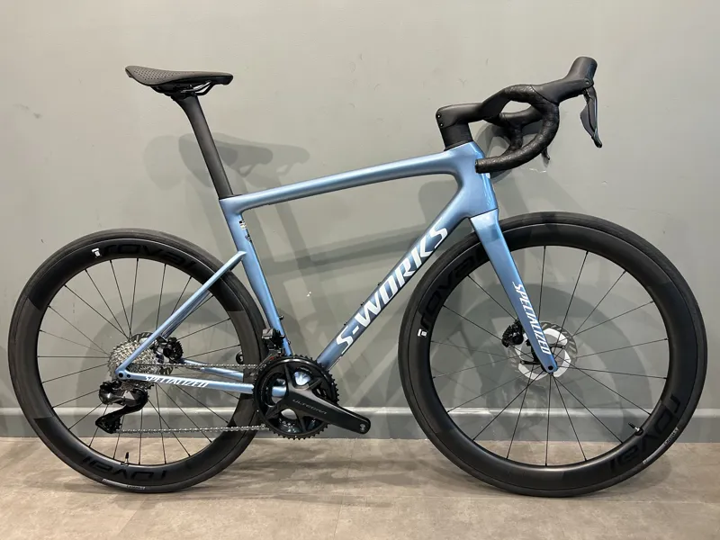 Custom Build: 2025 S-Works Tarmac SL8 Shimano Ultegra Road Bike - Glacial-1
