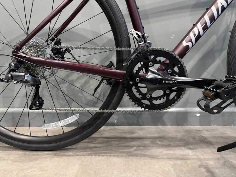 Shop Soiled: 2025 Specialized Allez Road Bike - Satin Maroon - 56cm-2