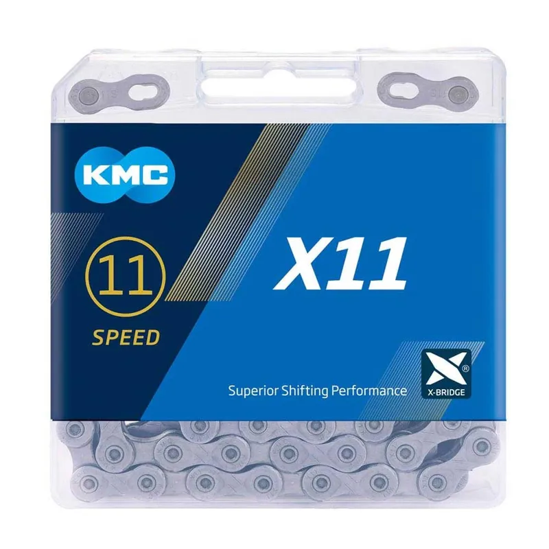 KMC X11 Bicycle Chain 114L/118L - Grey