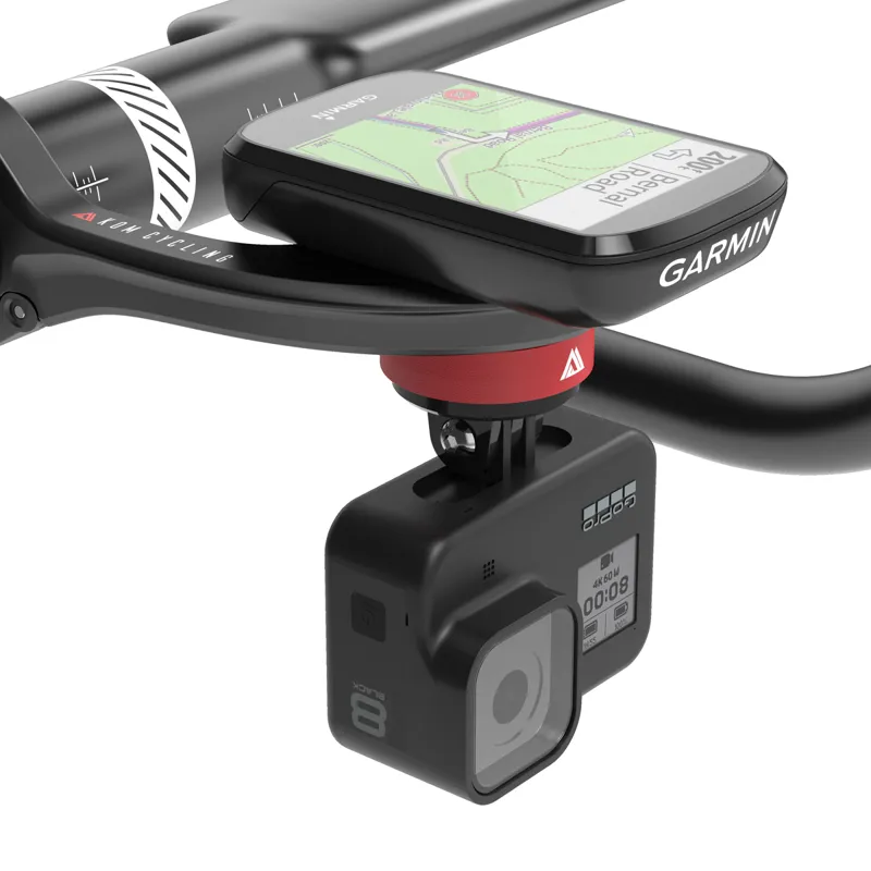 KOM Universal Garmin/Wahoo + GoPro Bike Mount Bundle - Black-3