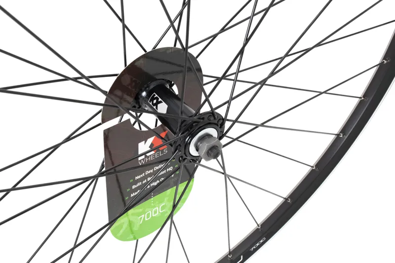 KX Hybrid 700c Doublewall Q/R Rim Brake Front Wheel - Black-1
