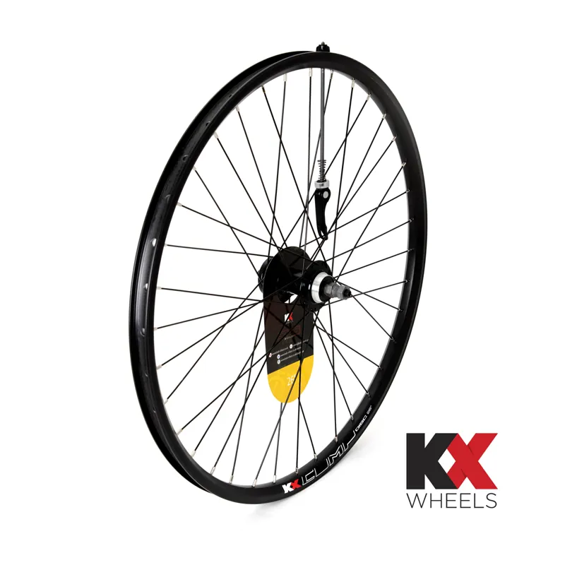 KX MTB 26 inch Doublewall QR Screw On Disc Brake Rear Wheel - Black