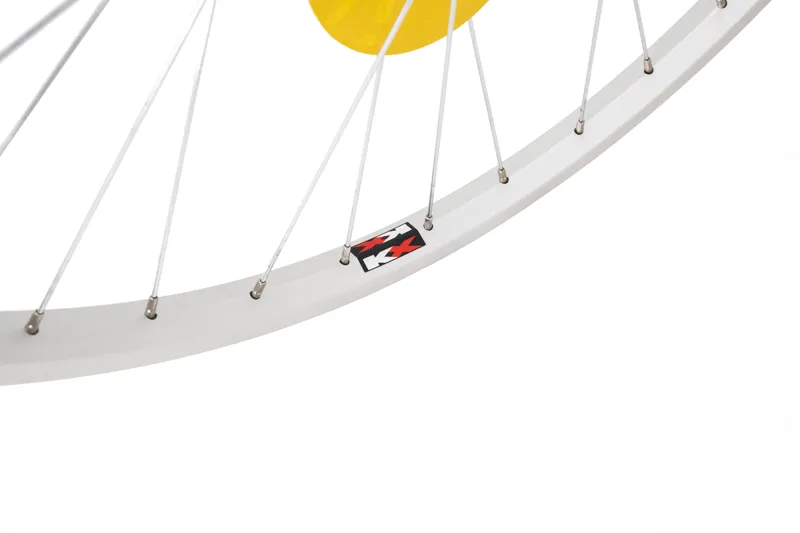 KX MTB 26 inch Singlewall QR Cassette Rim Brake Rear Wheel - Silver-1