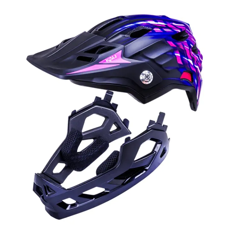 Kali Maya Kids Full Face Mountain Bike Helmet - LTD Lightspeed Multi-1
